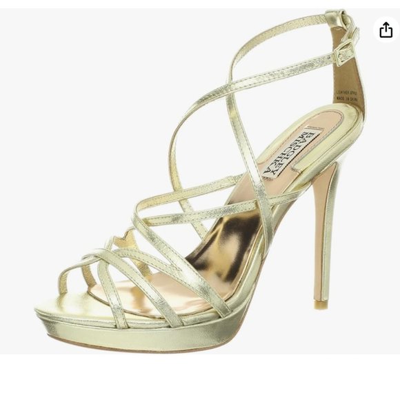 Badgley Mischka Shoes - 🌸 ✨Badgley Mischka Adonis II rose gold heel✨🌸